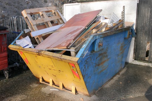 Convenient skip placement for waste disposal