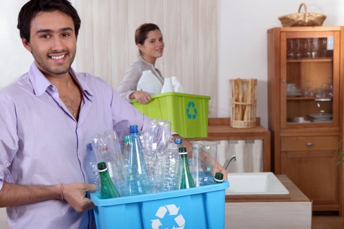 Recycling and sorting demolition waste materials