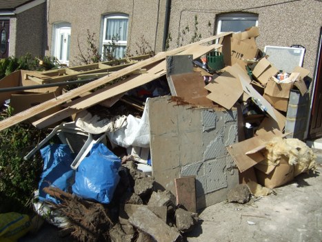 Eco-friendly construction waste being recycled in Hampstead